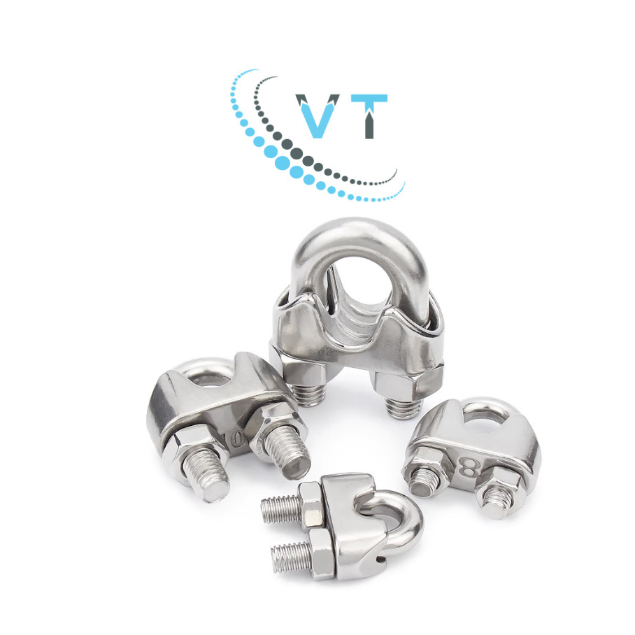 Combo 10 cái Ốc Siết Cáp Inox 304 Cao Cấp 2mm, 3mm,4mm,5mm, 6mm 8mm,10mm,12mm, 14mm