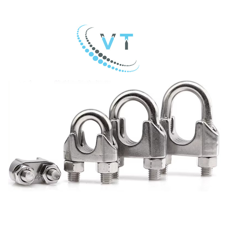 Combo 10 cái Ốc Siết Cáp Inox 304 Cao Cấp 2mm, 3mm,4mm,5mm, 6mm 8mm,10mm,12mm, 14mm