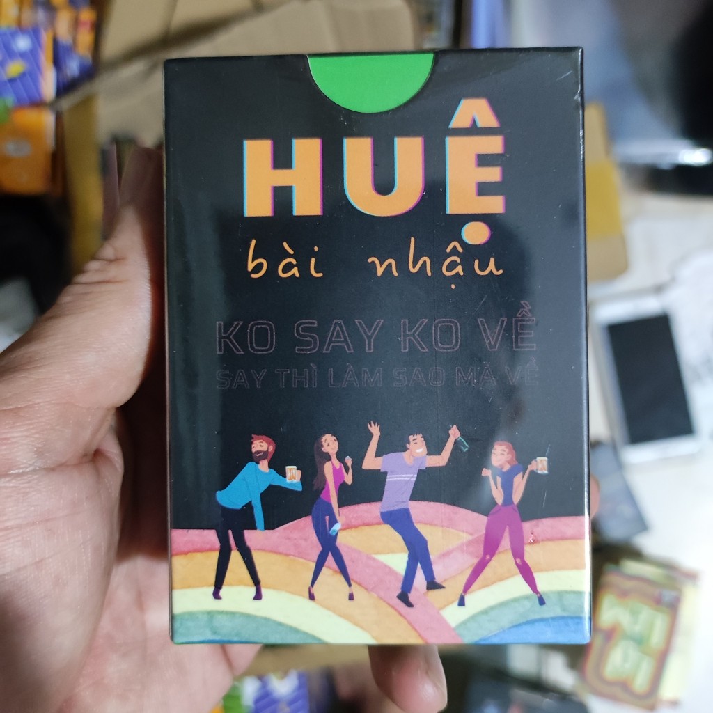 [Sỉ] Bộ Bài Nhậu Huệ 70 Lá Tiếng Việt Giấy Cứng Party Game Vui Nhộn