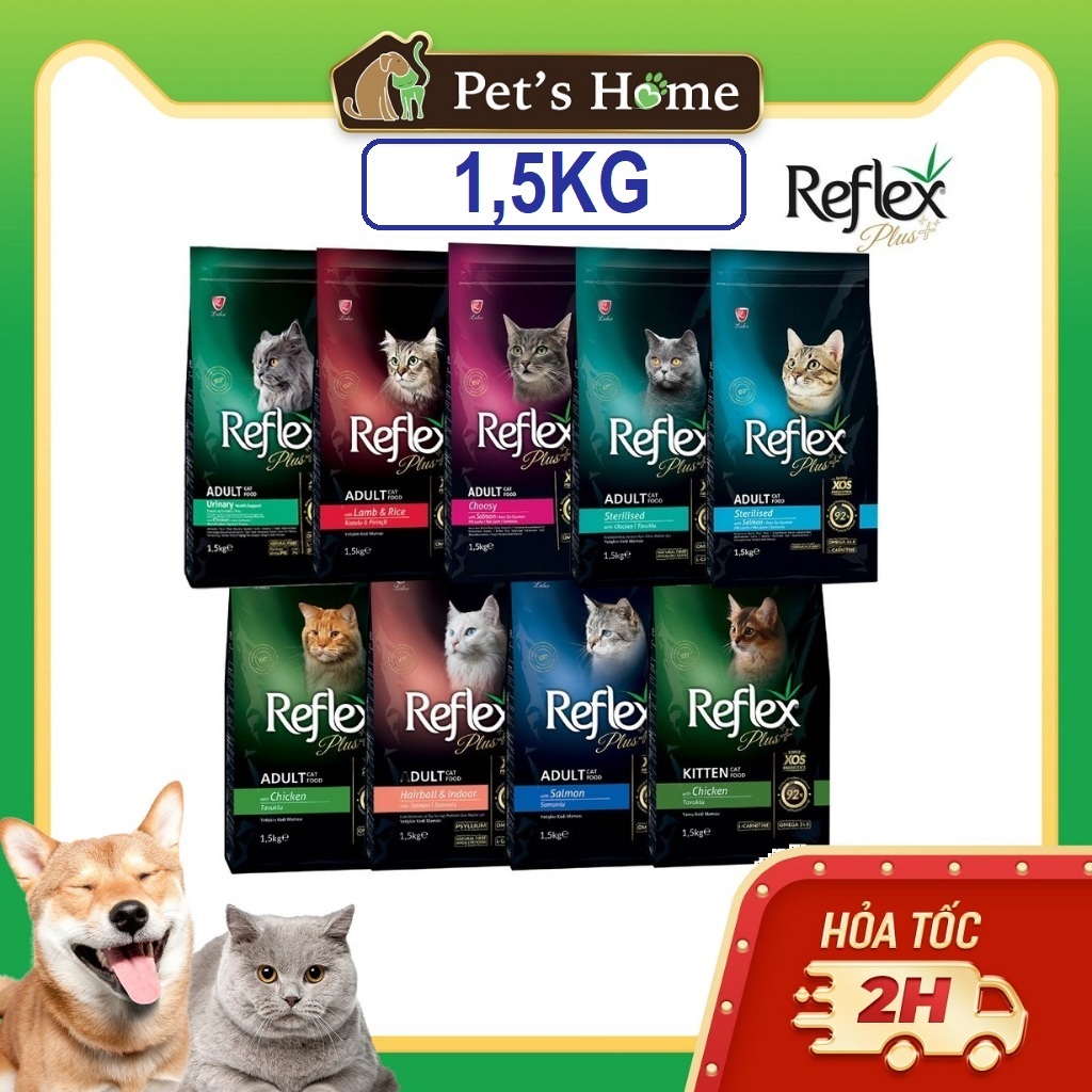Hạt Reflex Plus cho mèo các loại 1,5kg | Shopee Việt Nam