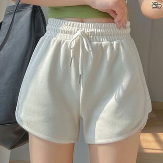Quần đùi form chữ A bigsize chất thun mềm mịn lưng chun co giản tôn dáng dễ thương thể thao có dây rút eo thoải mái- Q7
