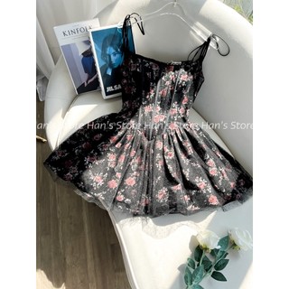 [HAN’S STORE ]VÁY HOA HẬU HƯƠNG GIANG CHUẨN FORM NGẮN (ẢNH THẬT)