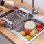 KỆ INOX GÁC BỒN RỬA CHÉN ĐA NĂNG - Điều Chỉnh Kích Thước Tiện Lợi