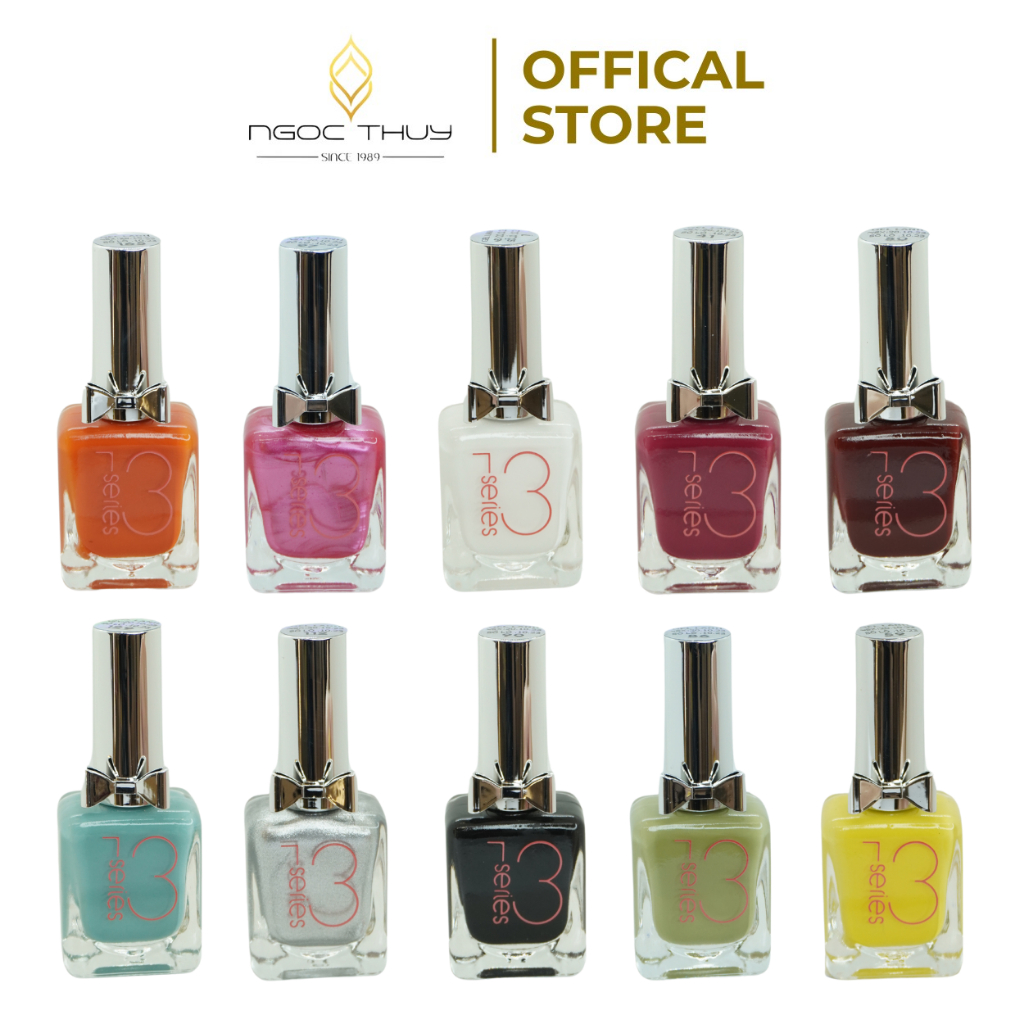 COMBO 10 CHAI - Sơn Móng Tay Gel Lạnh Không Hơ Máy NT13 Nhiều Màu - Ngọc Thuỷ Nail