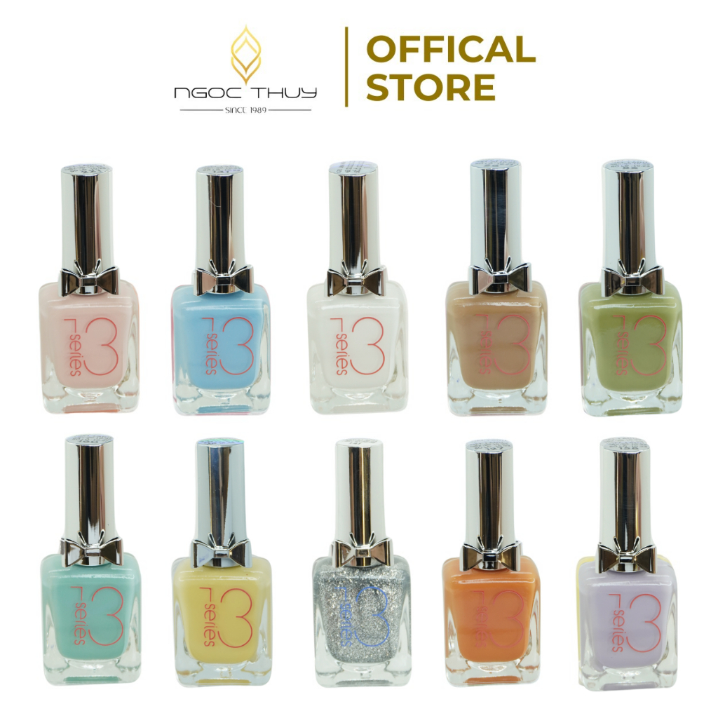 COMBO 10 CHAI - Sơn Móng Tay Gel Lạnh Không Hơ Máy NT13 Nhiều Màu - Ngọc Thuỷ Nail