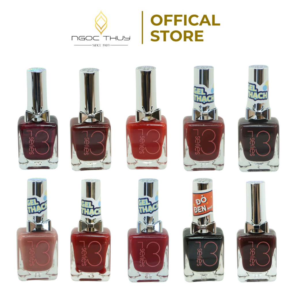 COMBO 10 CHAI - Sơn Móng Tay Gel Lạnh Không Hơ Máy NT13 Nhiều Màu - Ngọc Thuỷ Nail