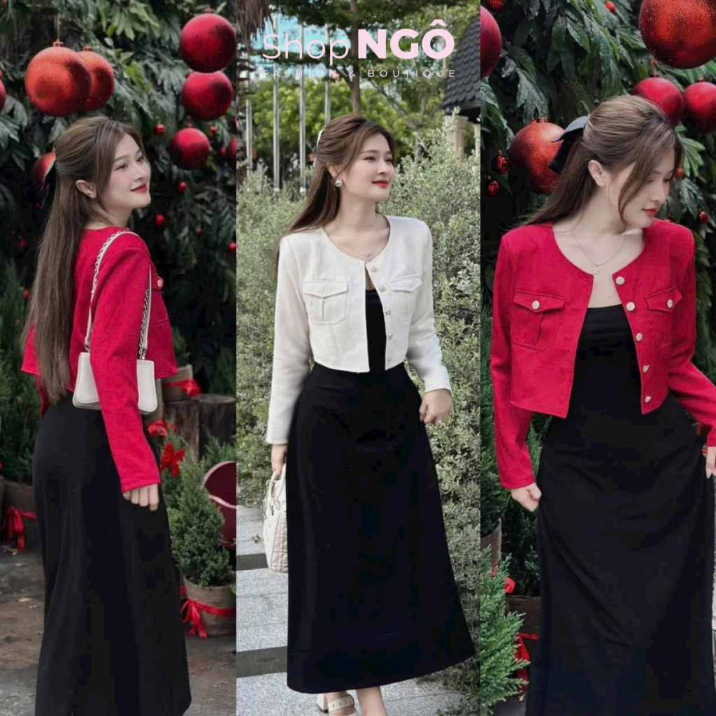 Kalin Dress - Đầm Midi Đính Đá Cổ Tròn Dáng Bút Chì Tay Xòe main image 0