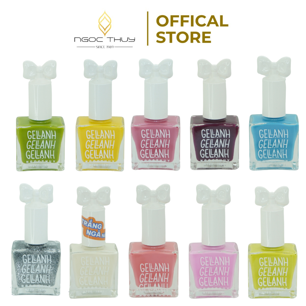 COMBO 10 CHAI - Sơn Móng Tay Gel Lạnh Không Hơ Máy NT20 Nhiều Màu - Ngọc Thuỷ Nail