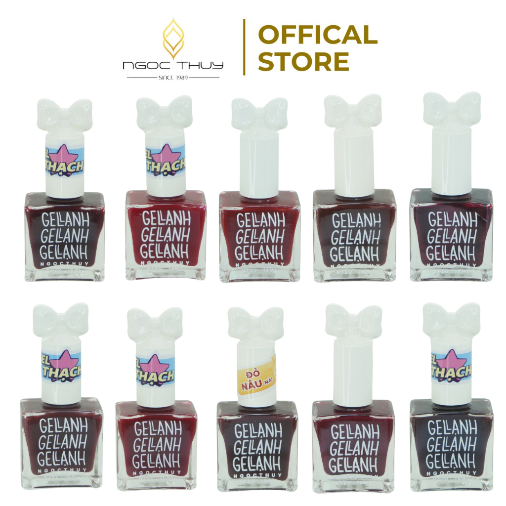 COMBO 10 CHAI - Sơn Móng Tay Gel Lạnh Không Hơ Máy NT20 Nhiều Màu - Ngọc Thuỷ Nail