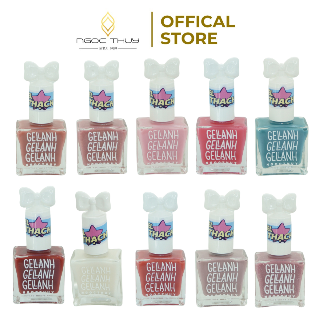 COMBO 10 CHAI - Sơn Móng Tay Gel Lạnh Không Hơ Máy NT20 Nhiều Màu - Ngọc Thuỷ Nail