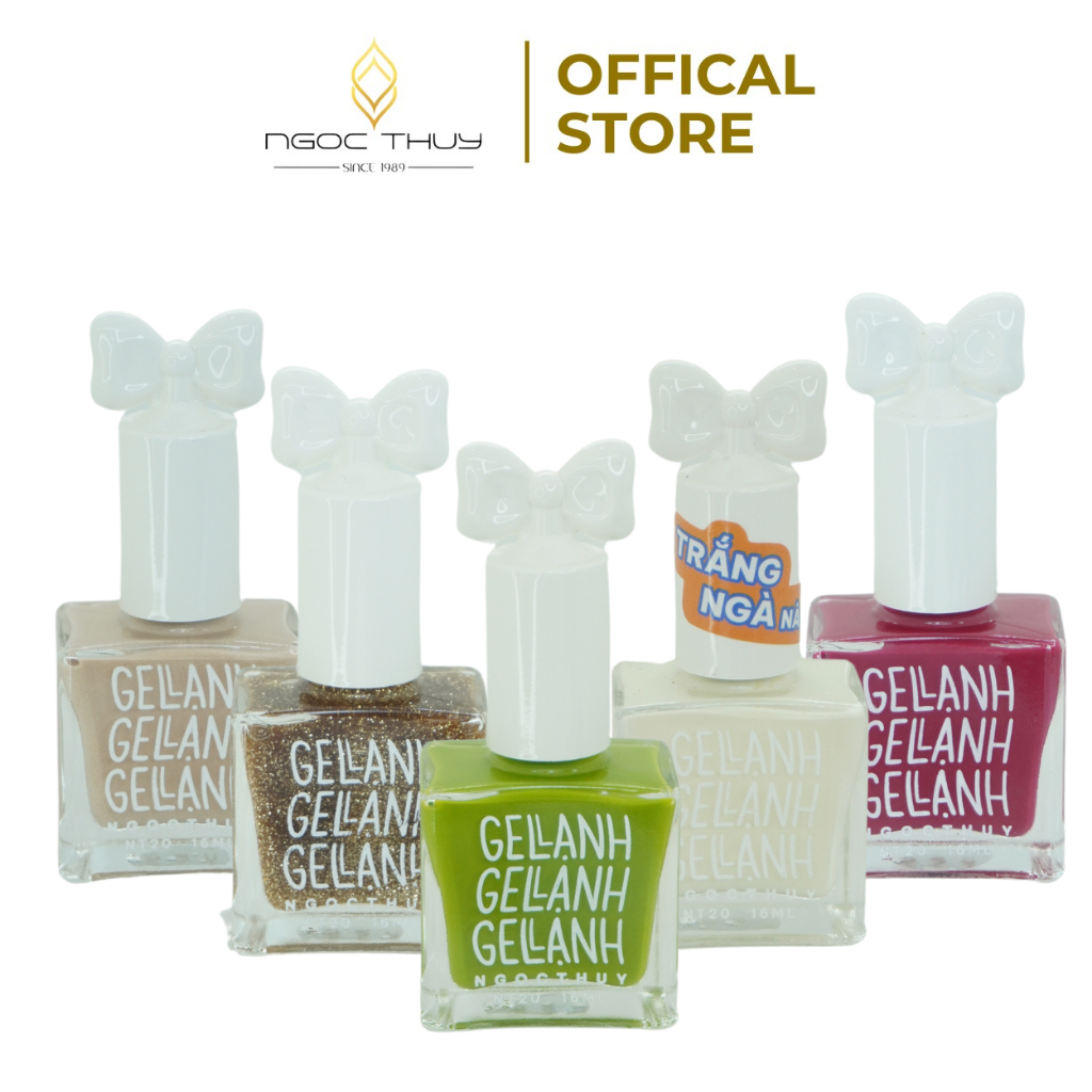COMBO 5 CHAI - Sơn Móng Tay Gel Lạnh Không Hơ Máy NT20 Nhiều Màu - Ngọc Thuỷ Nail