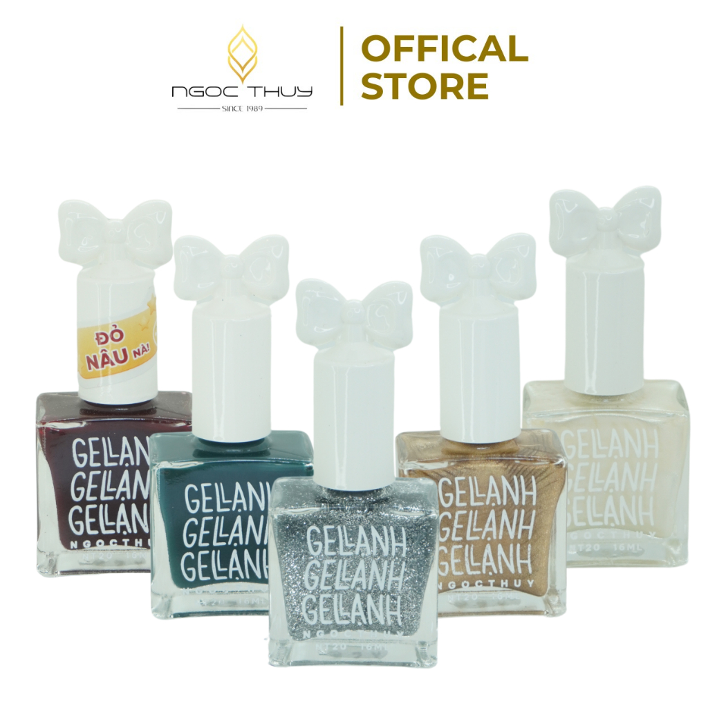 COMBO 5 CHAI - Sơn Móng Tay Gel Lạnh Không Hơ Máy NT20 Nhiều Màu - Ngọc Thuỷ Nail