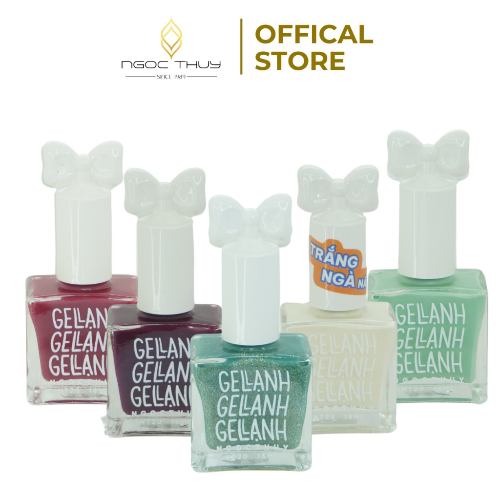 COMBO 5 CHAI - Sơn Móng Tay Gel Lạnh Không Hơ Máy NT20 Nhiều Màu - Ngọc Thuỷ Nail