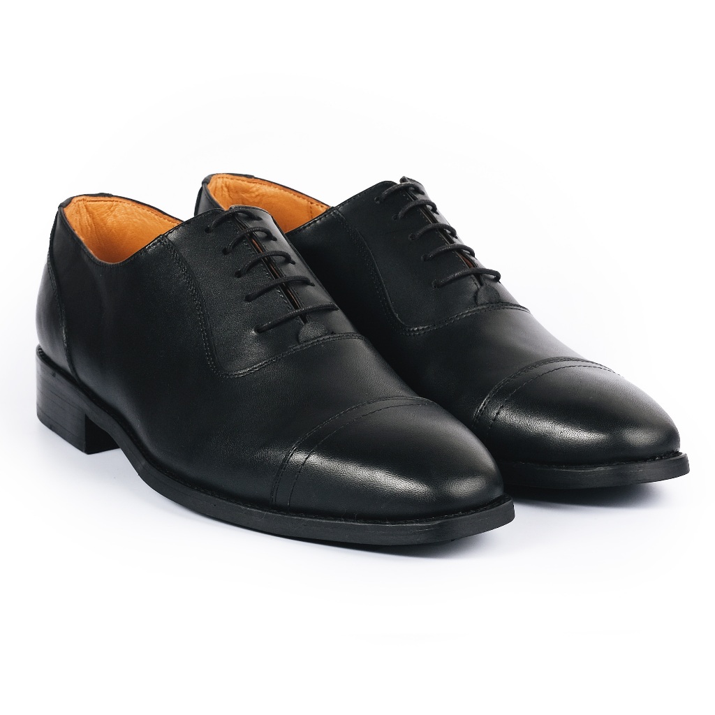Ảnh Giày Tây Cao Cấp SIR CLASSIC OXFORD - OF34 - Da Bò Ý Lót Trong Da Bò Mộc - Thương hiệu Be Classy 2