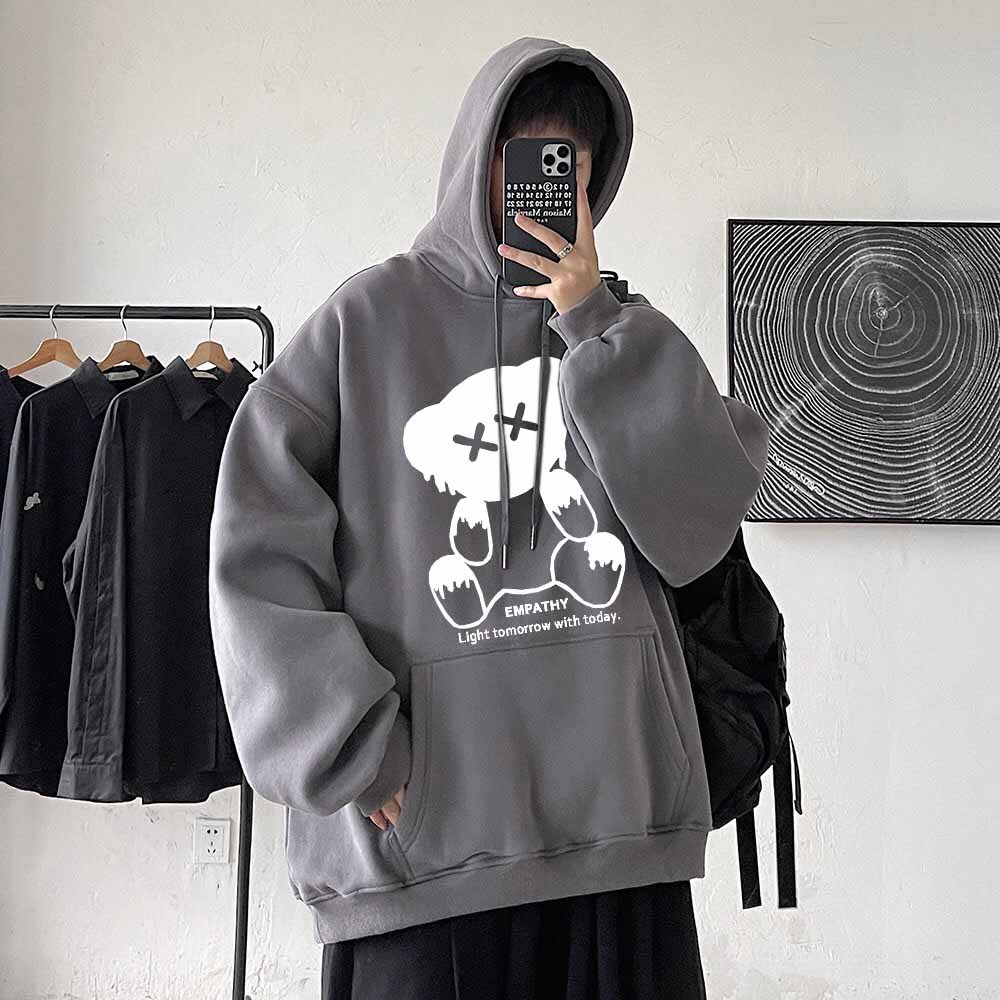 ÁO HOODIE NỈ GẤU EMPATHY PHÙ HỢP CHO CẢ NAM LẪN NỮ ĐỀU MẶC ĐƯỢC - ÁO KHOÁC NỈ CHE NẮNG CHE MƯA CỰC THÍCH L1