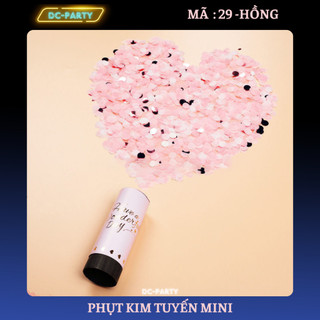 Phụt giấy kim tuyến mini dùng trong sự kiện sinh nhật cưới hỏi khai trương DC PARTY