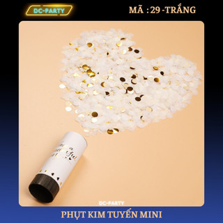 Phụt giấy kim tuyến mini dùng trong sự kiện sinh nhật cưới hỏi khai trương DC PARTY