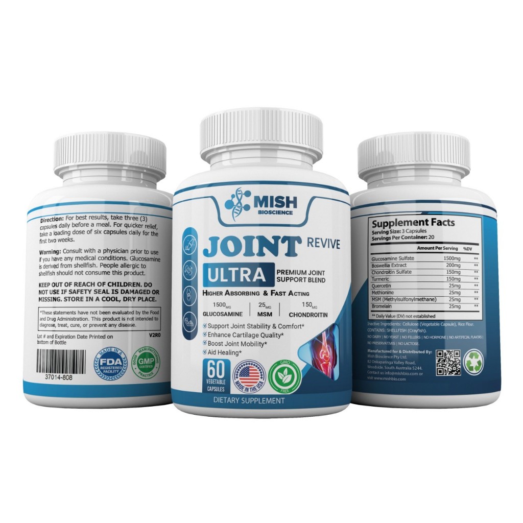 Mishbio JOINT REVIVE Ultra: Hỗn Hợp Hỗ Trợ Khớp Cao Cấp