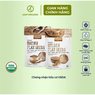Hạt lanh vàng, lanh nâu chưa rang hữu cơ C'LaVie 200g