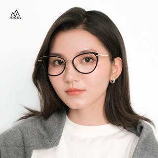 [HOT TREND] Gọng kính mắt thời trang ANNA nam nữ dáng mắt mèo chất liệu kim loại cao cấp OL 31260