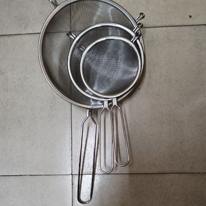 Ray lọc inox 2 quai cao cấp | Shopee Việt Nam