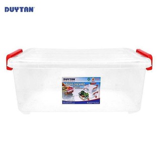 Hộp nhựa đựng đồ đa năng Duy Tân, thùng nhựa nắp quai cài trong suốt 10L, 15L