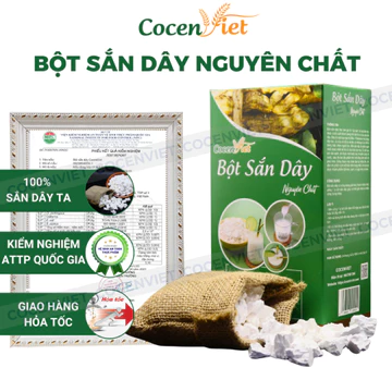 Bột Sắn Dây Nguyên Chất Loại 1, 1kg - 500g Tinh Bột Sắn Dây Sấy Điện Sạch Mịn, Thơm Ngon BSD2 RENEVA