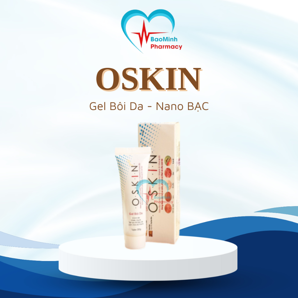 Gel Bôi Da Nano Bạc OSKIN Làm Sạch Và Tái Tạo Da Giảm Vết Thâm Sẹo An ...