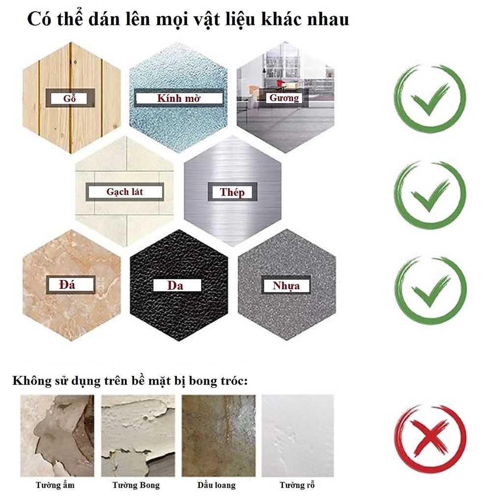 Băng keo, dính hai mặt trong suốt siêu dính chống nước Deli - Nhiều kích cỡ - 33601 / 33605 / 33612