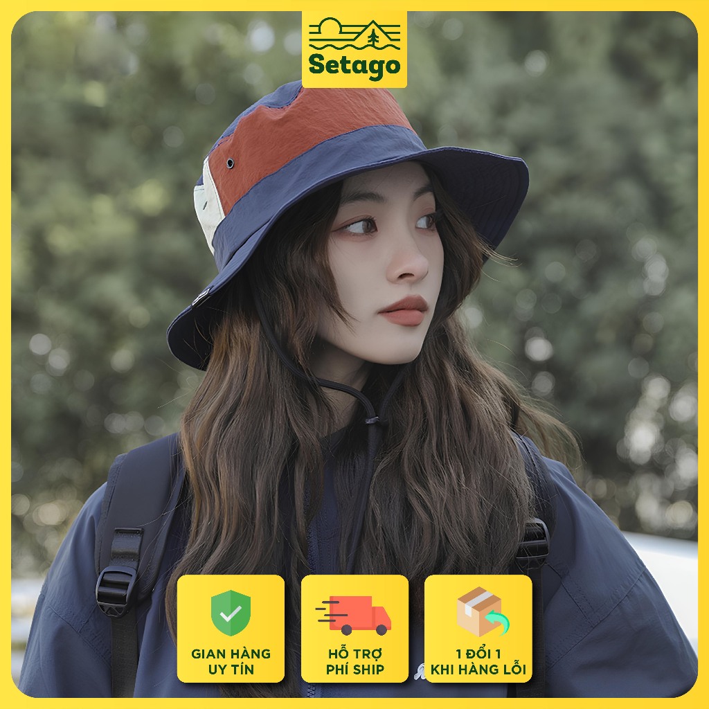 Mũ Colors Bucket - Mũ tai bèo, mũ leo núi, đi chơi, picnic, cắm trạị ...