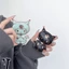 Giá Đỡ Điện Thoại / Gương Trang Điểm Xoay 360 Độ Kuromi Để Bàn Tiện Dụng-SN