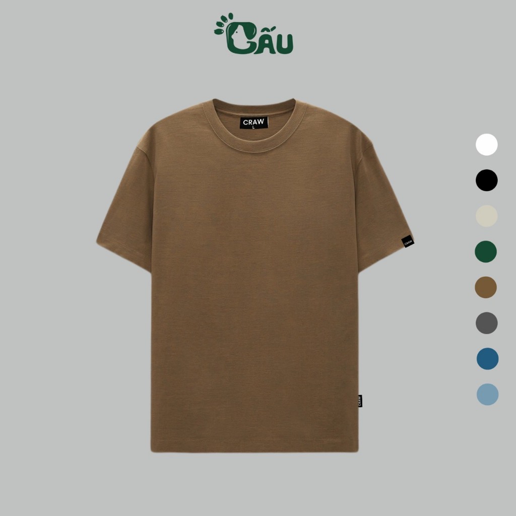Ảnh Áo thun tay lỡ Gấu 194 Unisex from rộng phong cách vải coton cao cấp dày dặn, co dãn - XD00 1