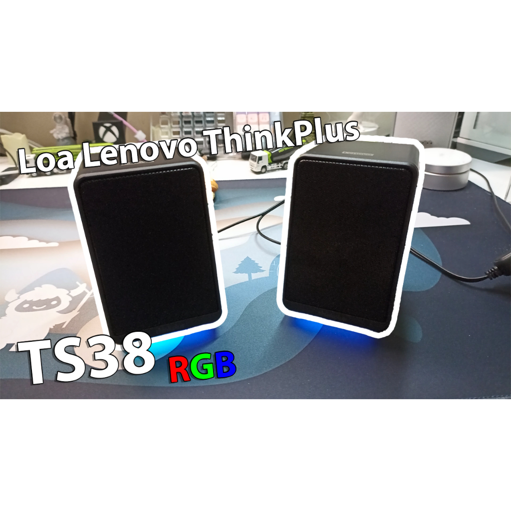 [Bán lại] Loa Lenovo ThinkPlus TS38 2.0 màu đen có đèn RGB | Có cục ...