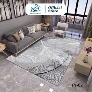 Thảm trải sàn phòng khách M2T Bedding, thảm trang trí tết sang trọng kích thước 1m6x2m3