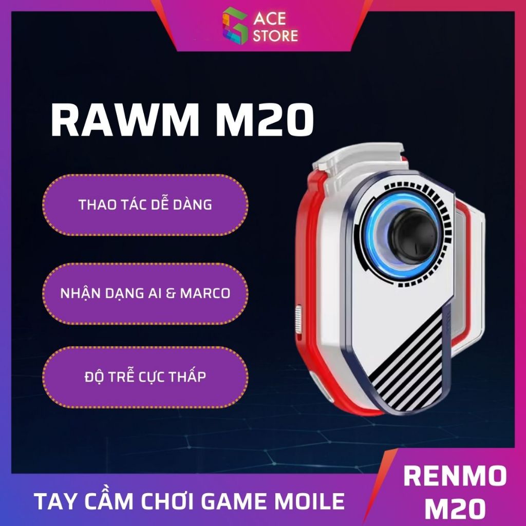 Tay cầm chơi game Rawm M20