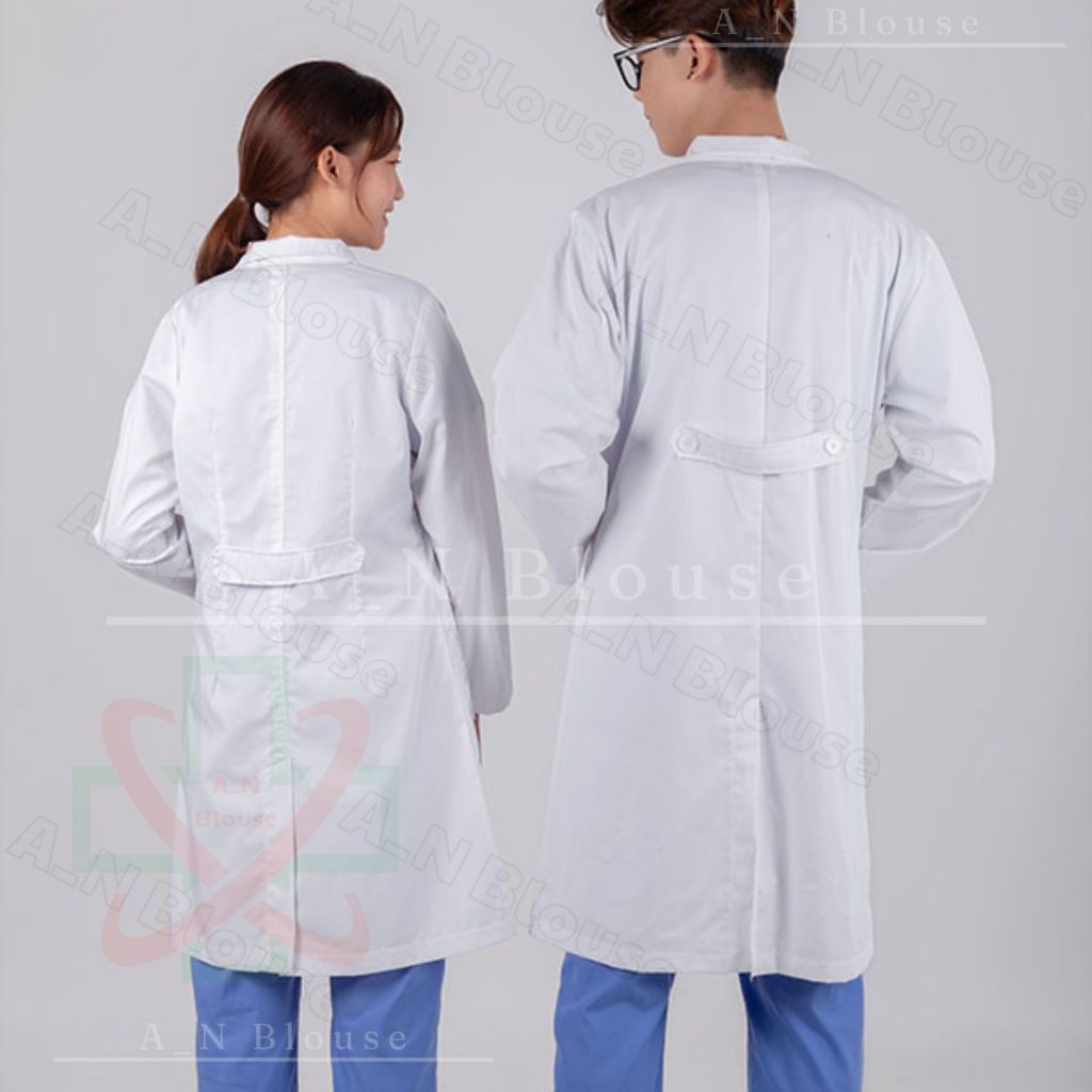 Áo bác sĩ, Áo blouse đồng phục phòng thí nghiệm cho cả nam và nữ trong bệnh viện, viện hàn lâm, cơ sở spa, y tế