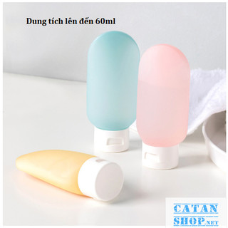 Set 3 Chai Chiết Mỹ Phẩm Du Lịch Đựng Dầu Gội, Sữa Tắm, Lotion, Toner 60ml GD782-Bo3lochiet