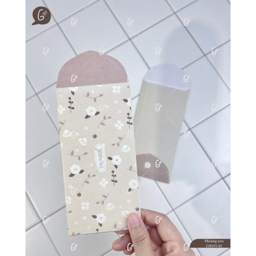 Bao lì xì cao cấp Gác xép họa tiết hoa văn vintage chất liệu Kraft nhật nhập khẩu Tết 2025 Nhật bản