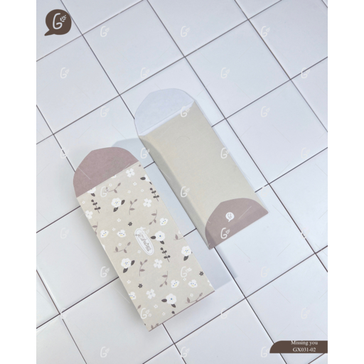 Bao lì xì cao cấp Gác xép họa tiết hoa văn vintage chất liệu Kraft nhật nhập khẩu Tết 2025 Nhật bản