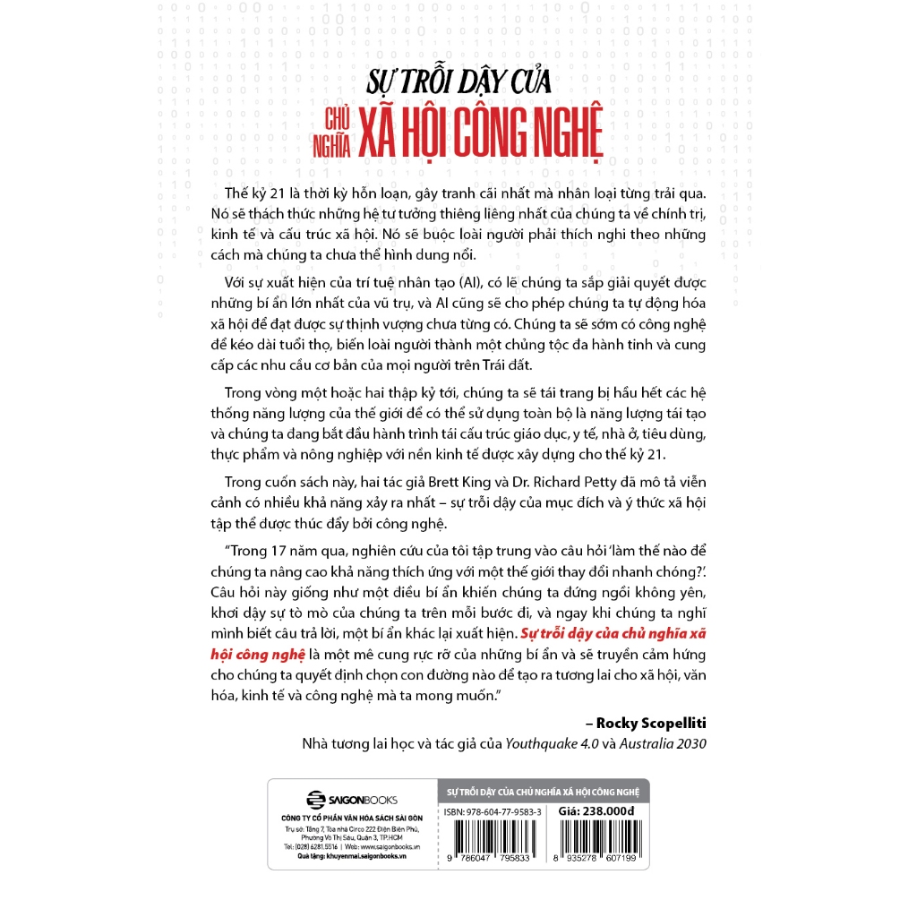 Sách - Sự Trỗi Dậy Của Chủ Nghĩa Xã Hội Công Nghệ - The Rise Of Technosocialism