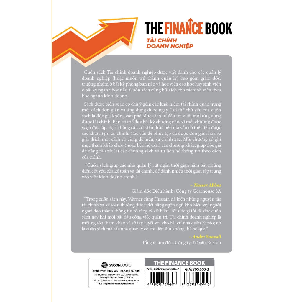 Sách - Tài Chính Doanh Nghiệp - The Finance Book