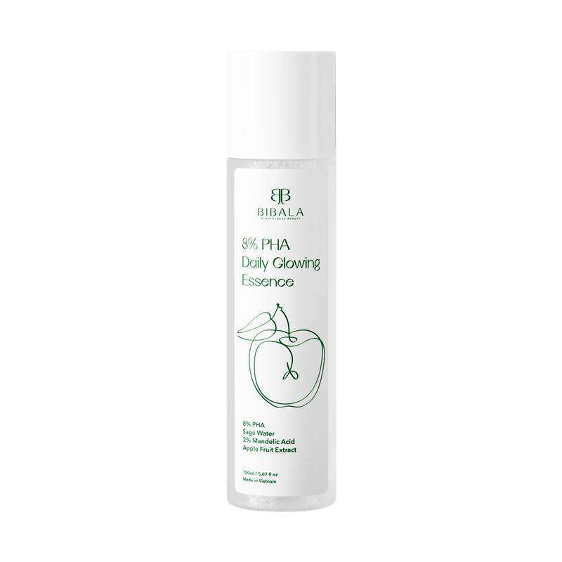Ảnh 8% PHA Daily Glowing Essence 150 ml - Nước dưỡng sáng, tẩy TBC, ngừa mụn cho da Bibala 3