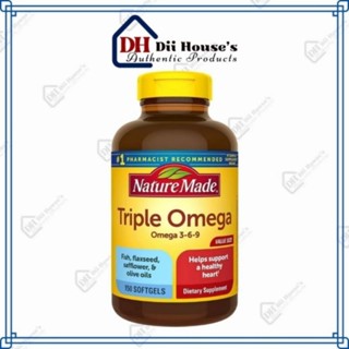 triple omega 3 6 9 cua my nature made hop 180 vien