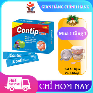 CONTIP KIDS - Bổ Sung Chất Xơ, Hỗ Trợ Nhuận Tràng, Thông Tiện, Giảm Táo Bón Hộp 15 Gói