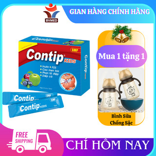 CONTIP KIDS - Bổ Sung Chất Xơ, Hỗ Trợ Nhuận Tràng, Thông Tiện, Giảm Táo Bón Hộp 15 Gói