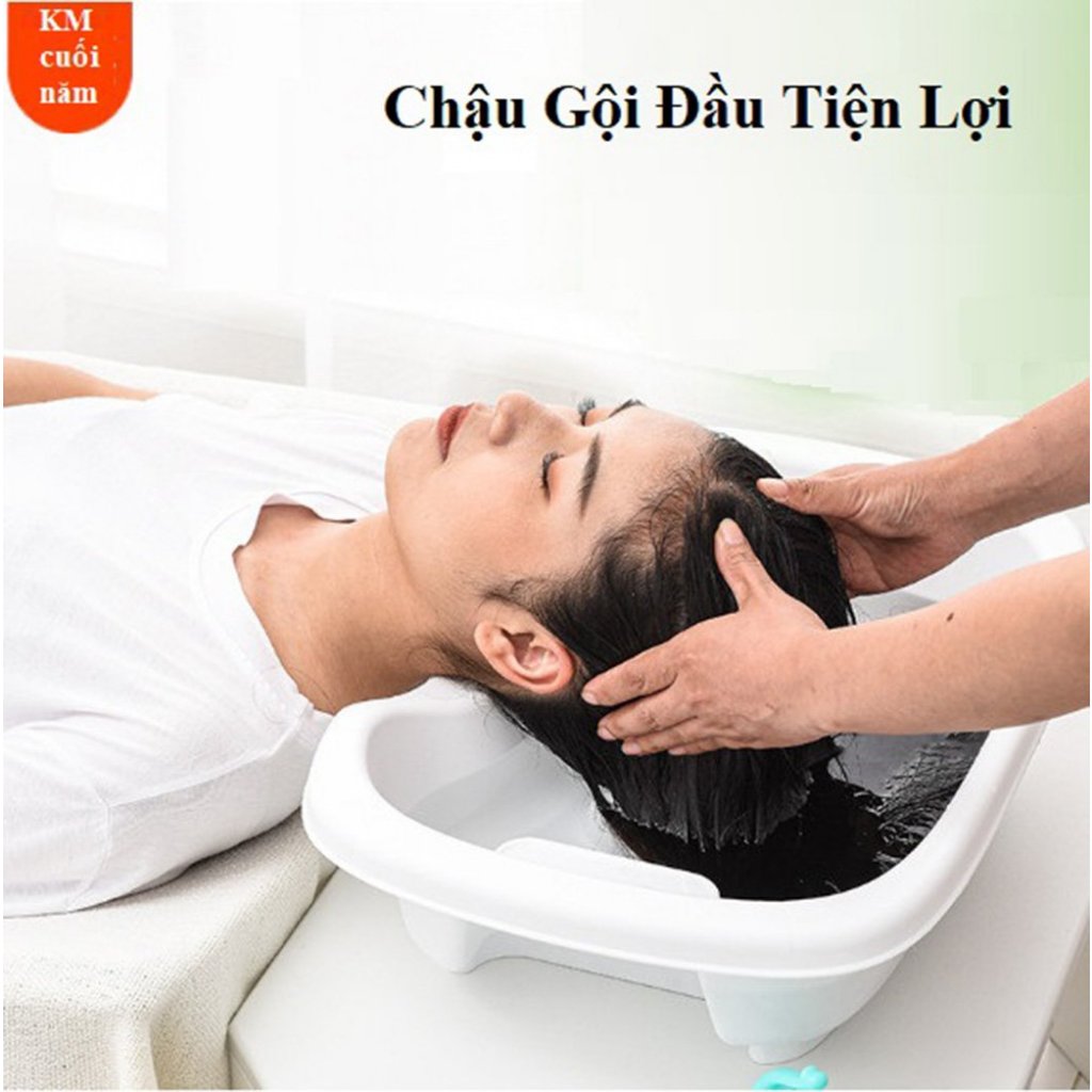 Chậu gội đầu tiện lợi dành cho bệnh nhân, bà bầu, trẻ nhỏ