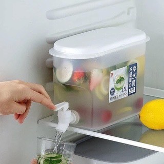 Bình Nước Nhựa 3l5 Để Tủ Lạnh Nhân Vòi