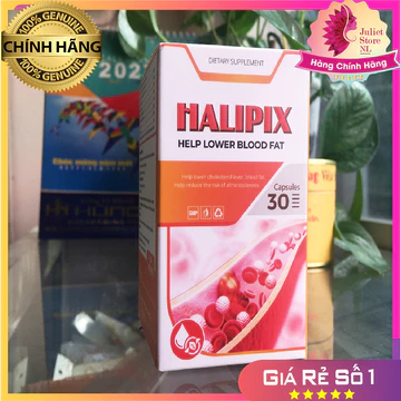 [BỘ 3 HỘP] HALIPIX VIÊN UỐNG HỖ TRỢ SỨC KHỎE HUYẾT ÁP, PHÒNG NGỪA ĐỘT QUỴ TIM MẠCH,GIẢM MỠ MÁU ỔN ĐỊNH ĐƯỜNG HUYẾT