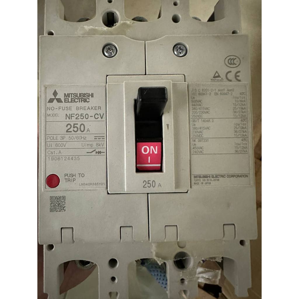 Aptomat 3 Pha Nhật tháo tủ,MCCB 3 Pha Mitsubishi 100A-125A-150A-175A ...