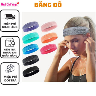 Băng Đô,  Băng Đô Trán Tập Gym, Yoga Thấm Mồ Hôi Co Dãn